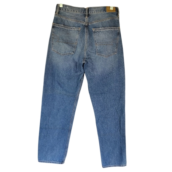 American Eagle Medium Wash 90's Boyfriend Jeans‎ Button Fly Cotton Size 2 - Picture 5 of 9